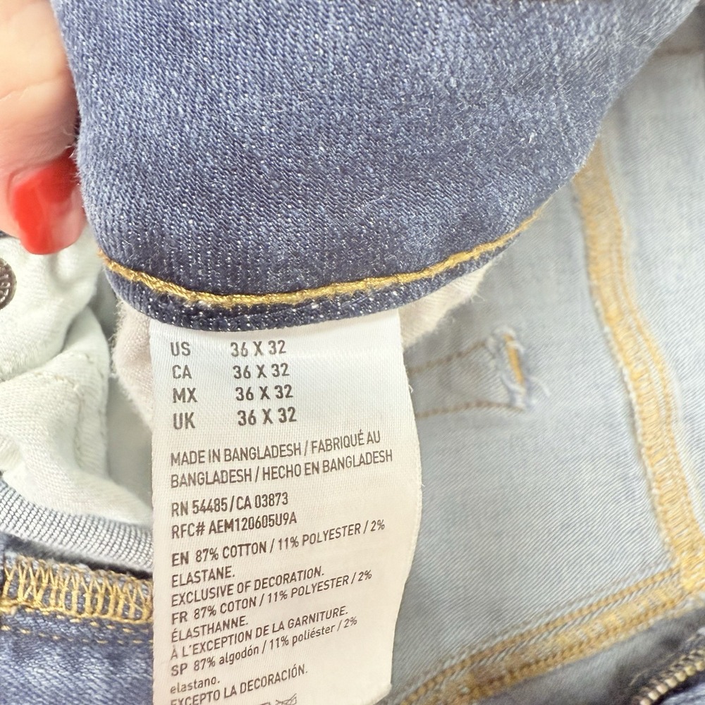 American Eagle Outfitters Light Blue Straight Jeans - Picture 3 of 8